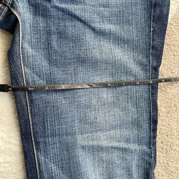 𝅺Fidelity Snap Dragon Low Waisted Flared Jeans Medium Wash Size 30 - Picture 12 of 15